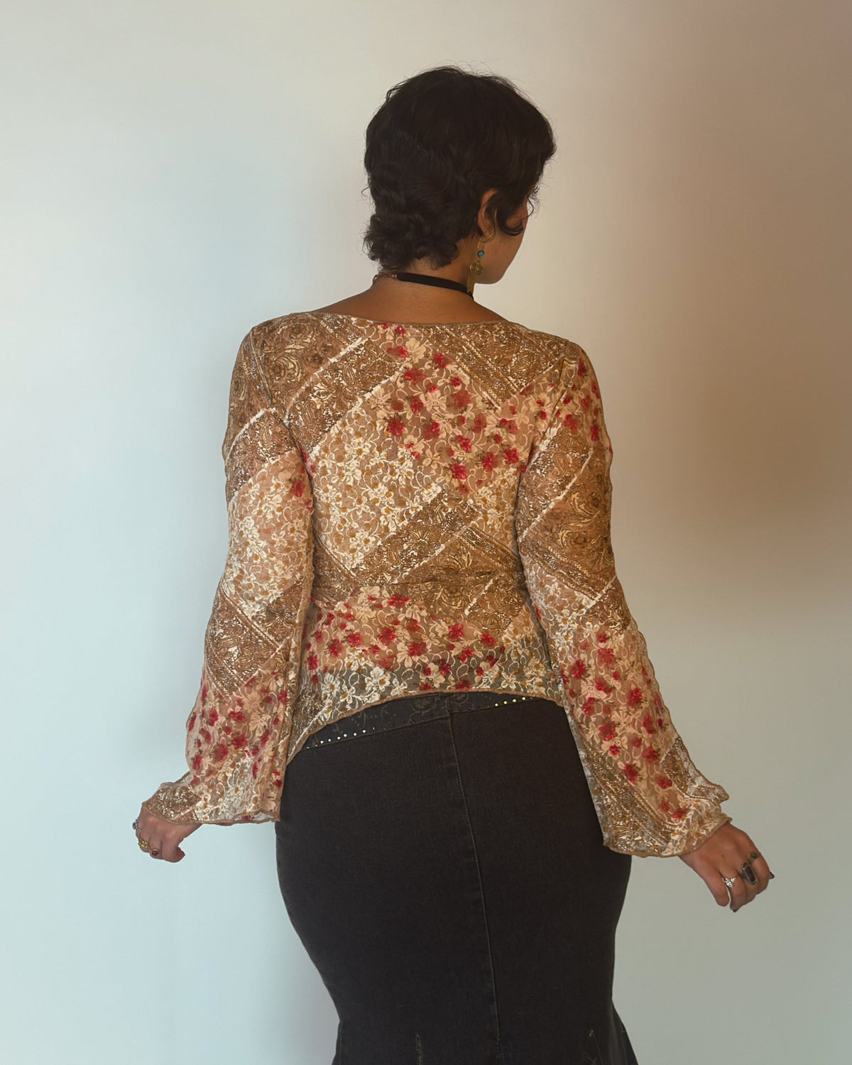 Lace Mesh Top - M/L