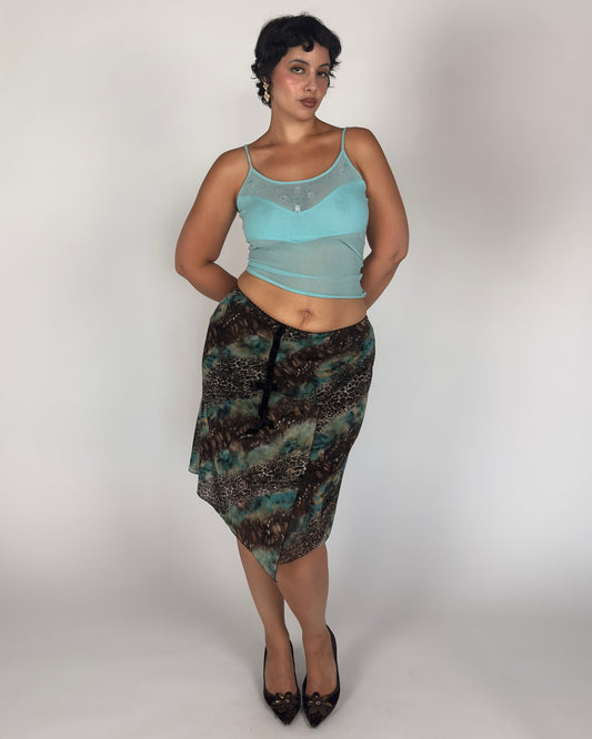 Leopard Midi Skirt - M-XL