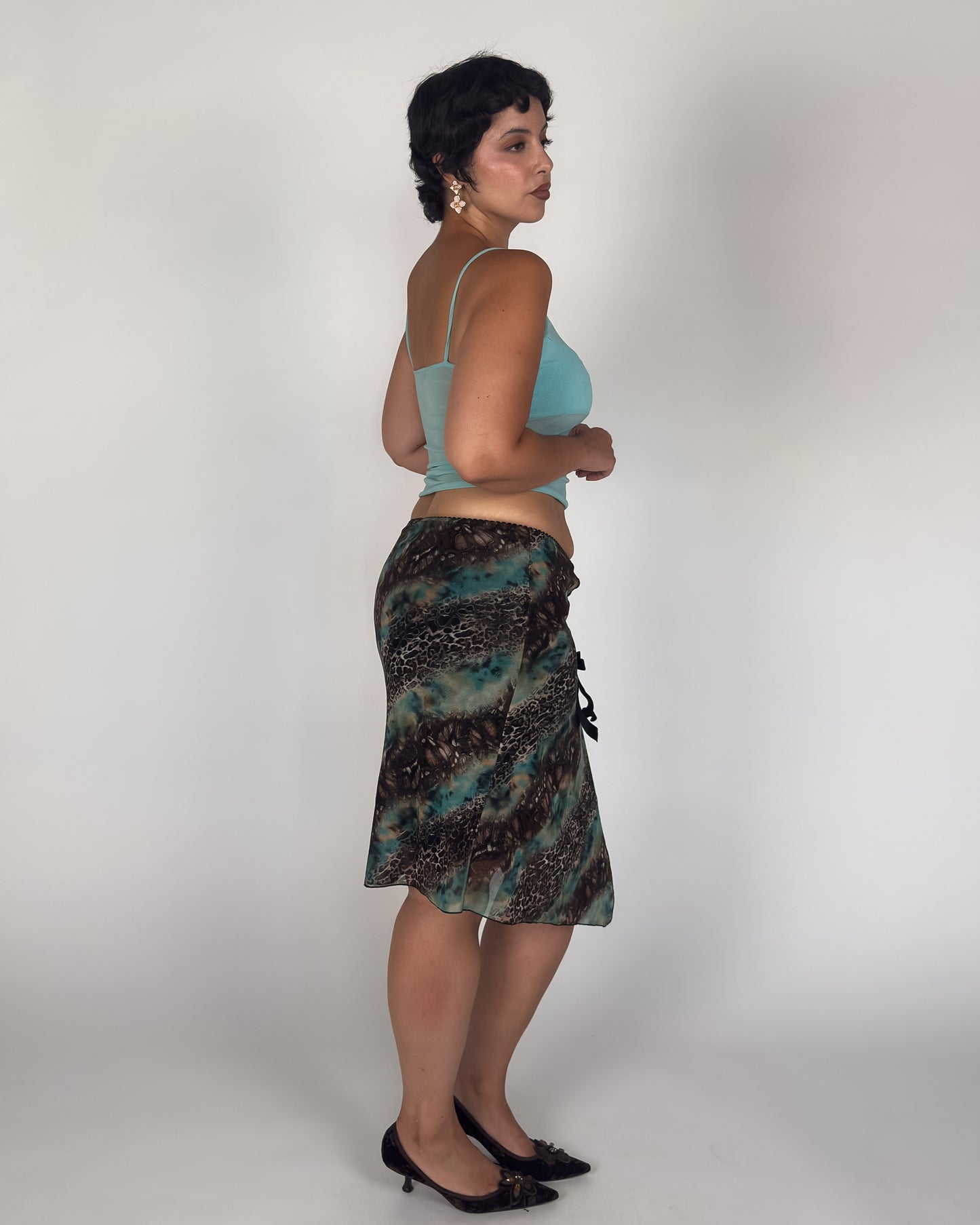 Leopard Midi Skirt - M-XL