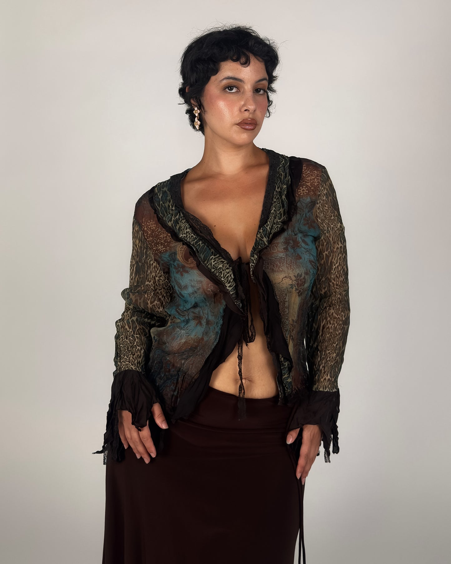Whimsy Animal Print Top - M/L