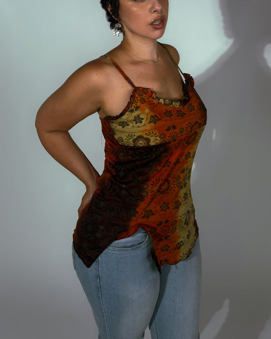 Vintage French Cami Top - size M-XL