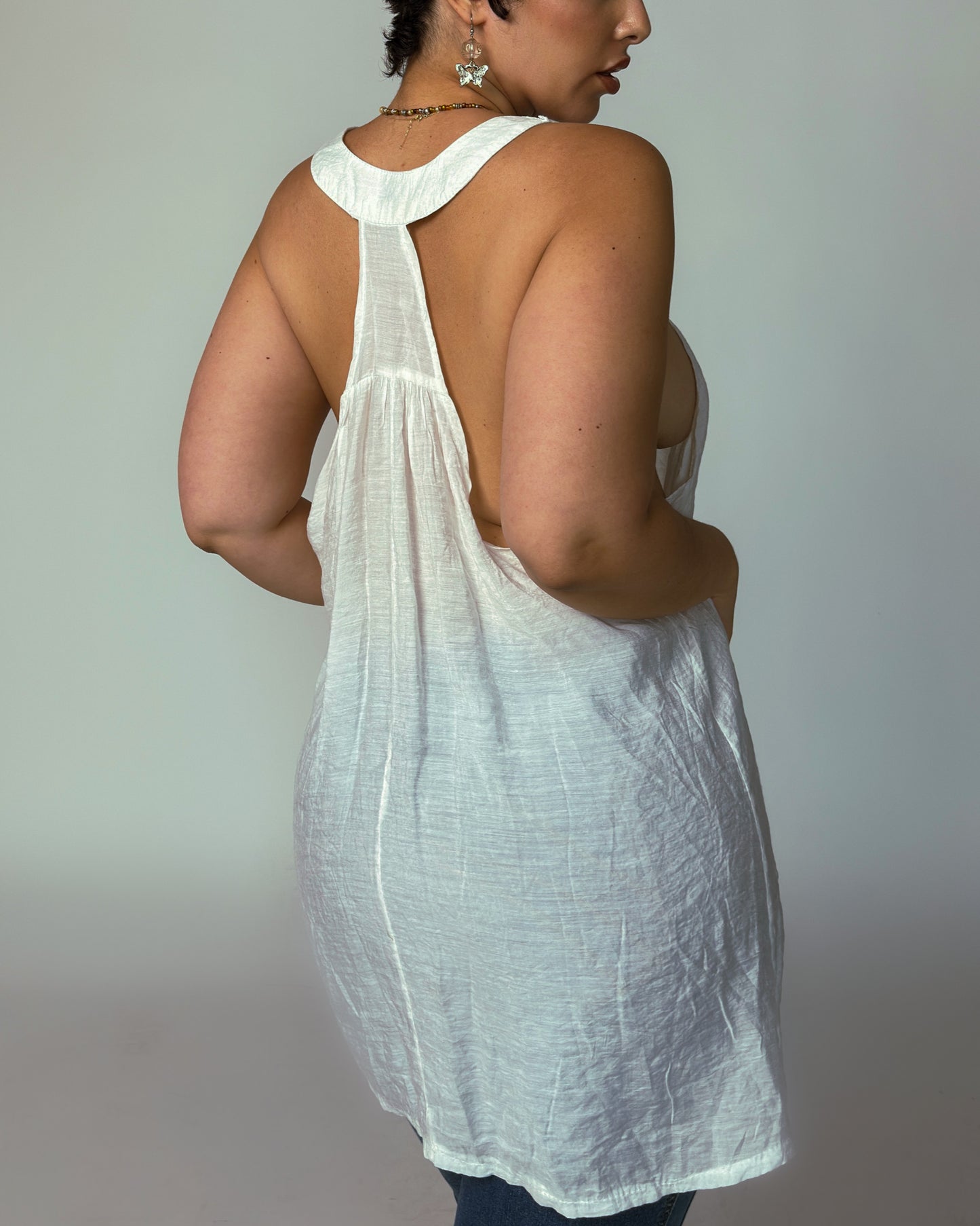 Cotton Babydoll Top - size L-XXL