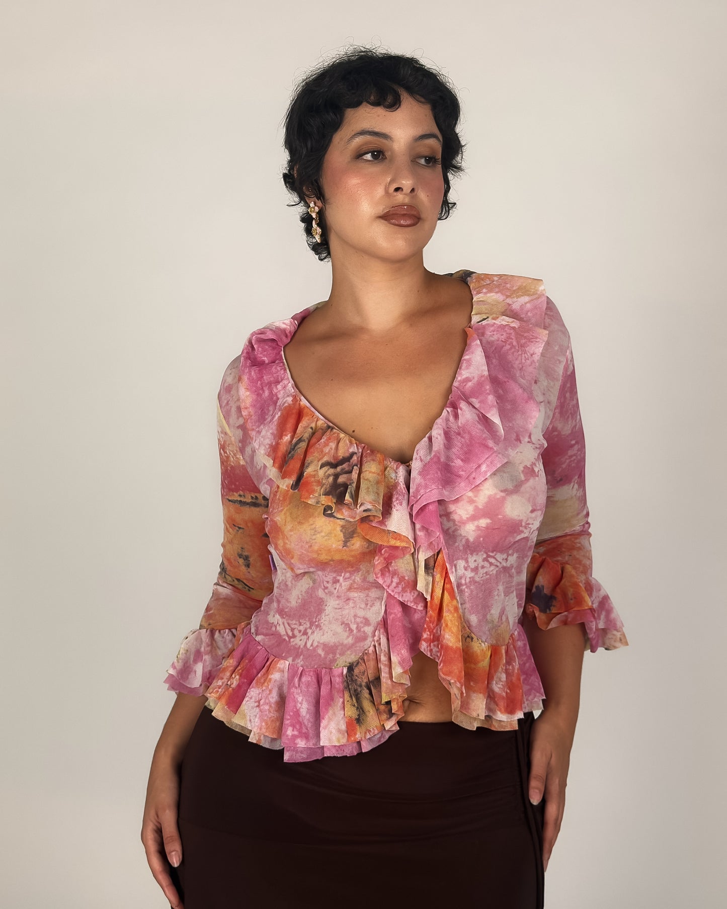 Lili Nucci Ruffle Top - M/L