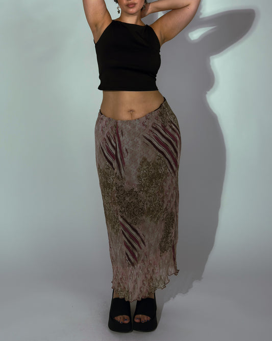 Vintage Italian Maxi Skirt - size XL/XXL