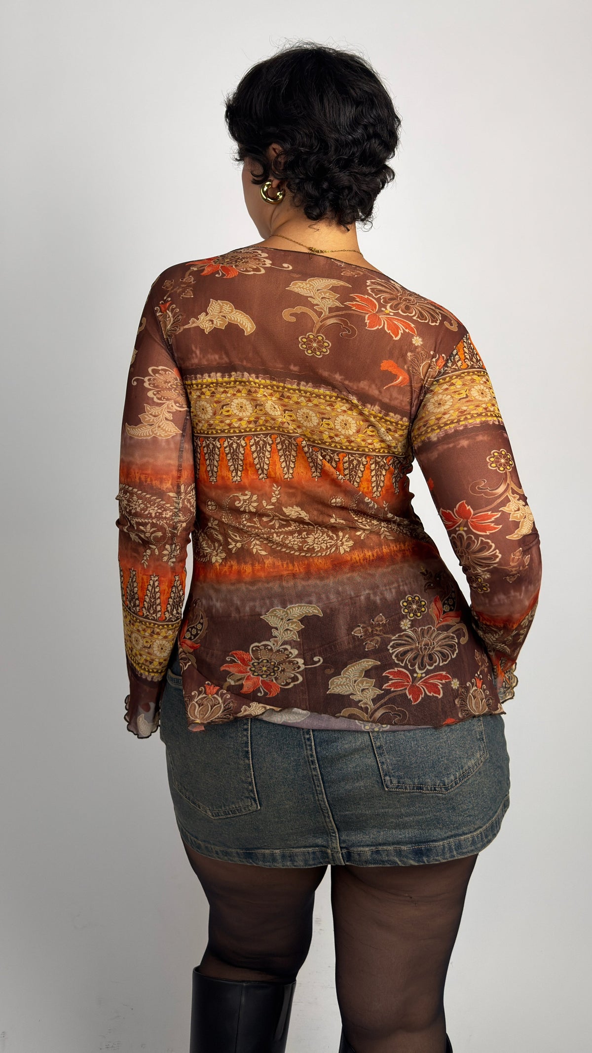 Whimsy Sheer Mesh Top - M/L