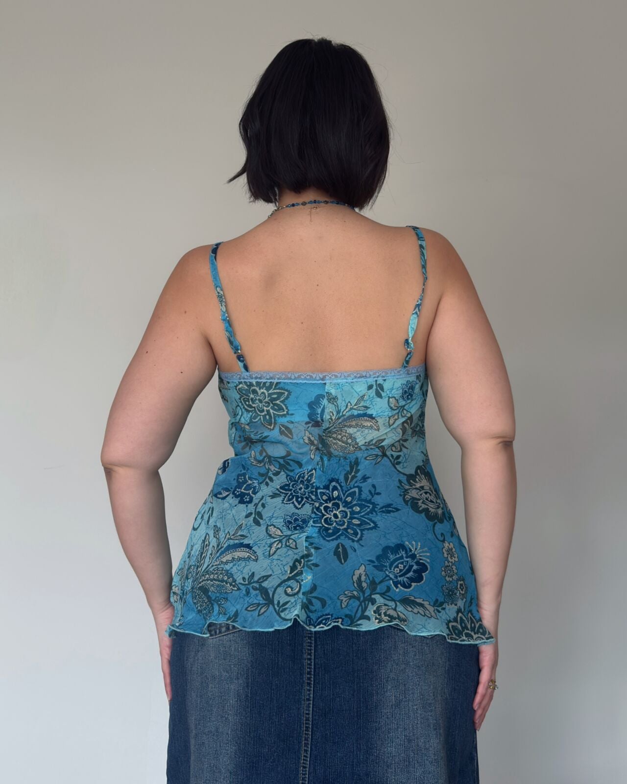 Turquoise Cami – size M-XL