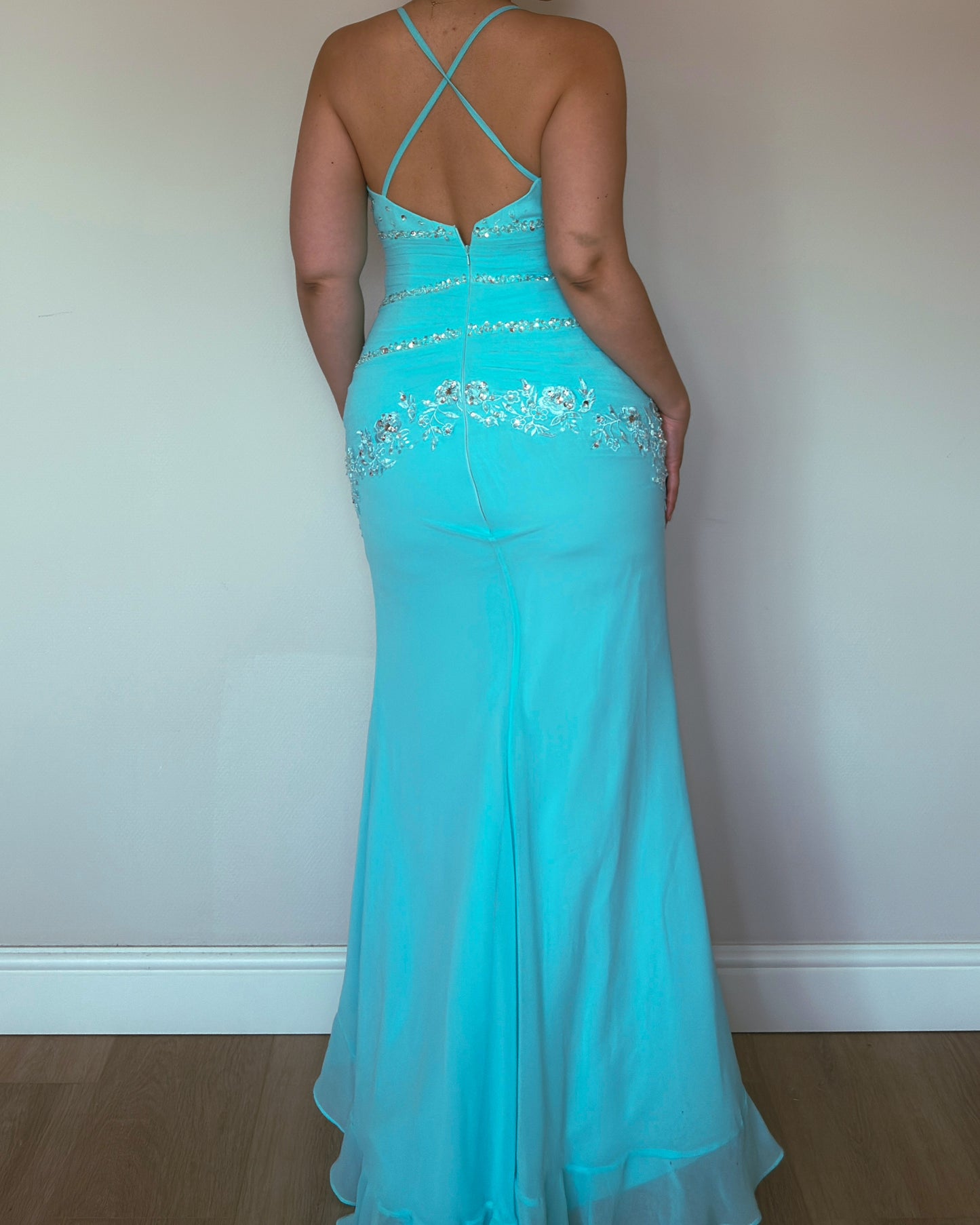 Aqua Siren Gown - size M/L