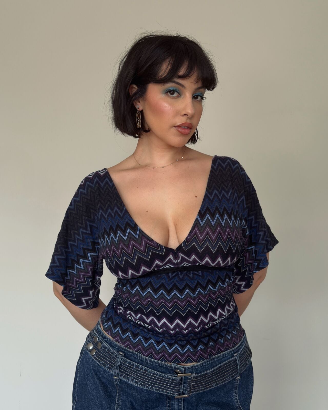 Blue & Purple Top
