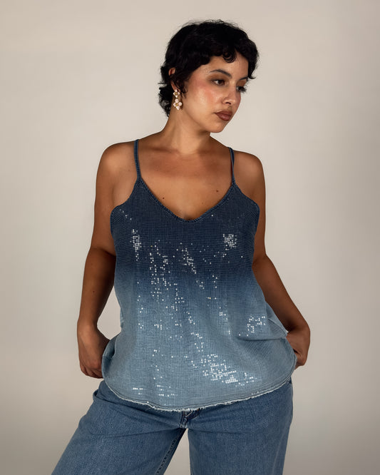 Ombré Sequin Cami - L/XL