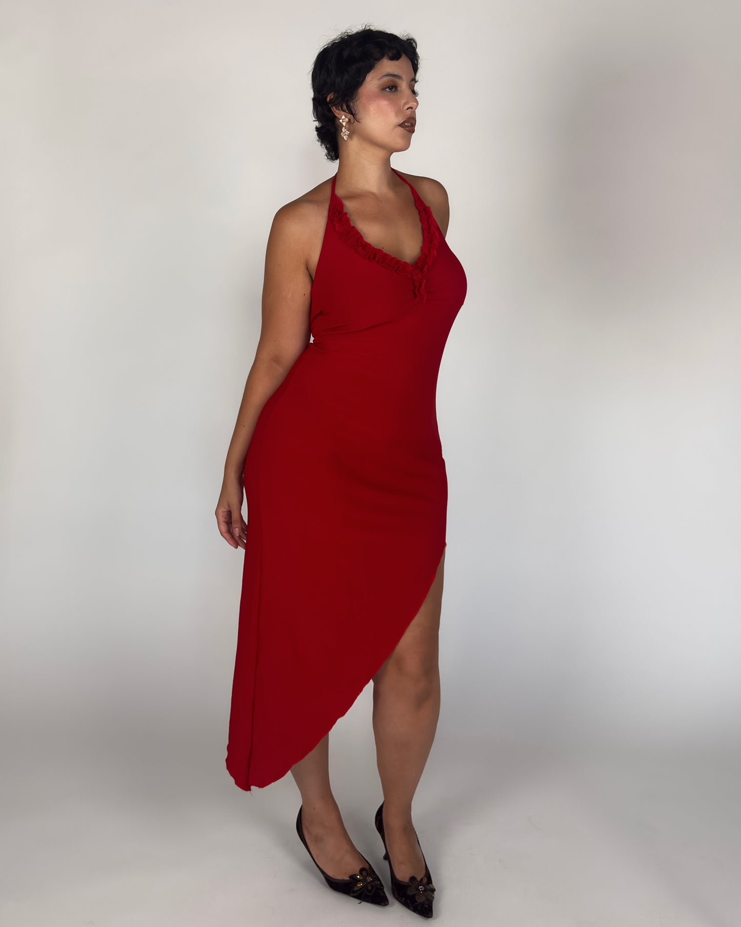 Stretch Asym Dress - size L-XL
