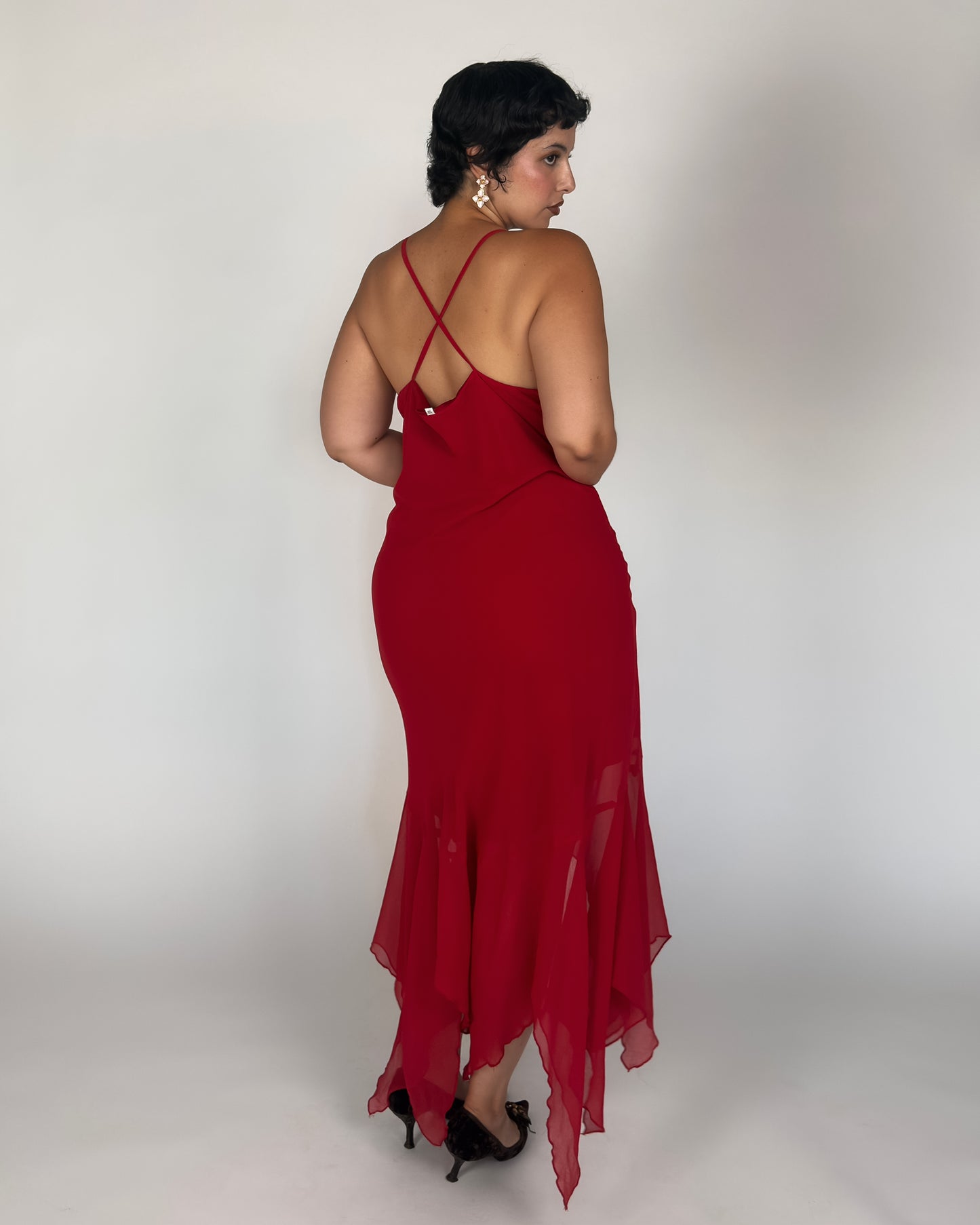 Beaded Hanky Dress - size L-XXL