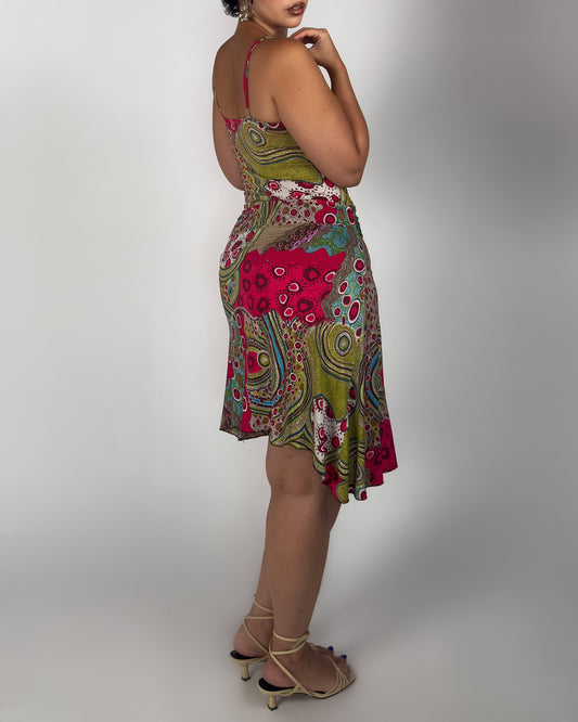 French Vintage Stretch Dress - M/L
