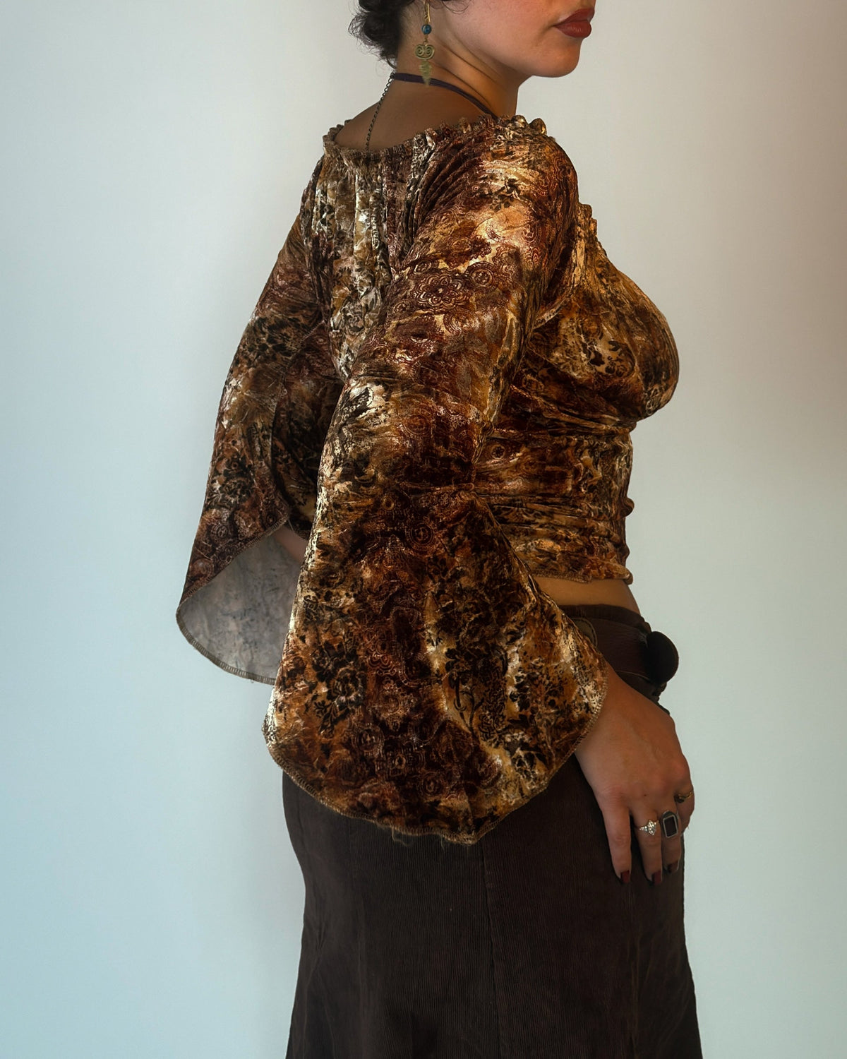 Velvet Stretch Top - M/L