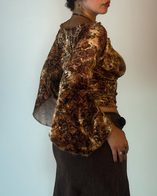 Velvet Stretch Top - M/L