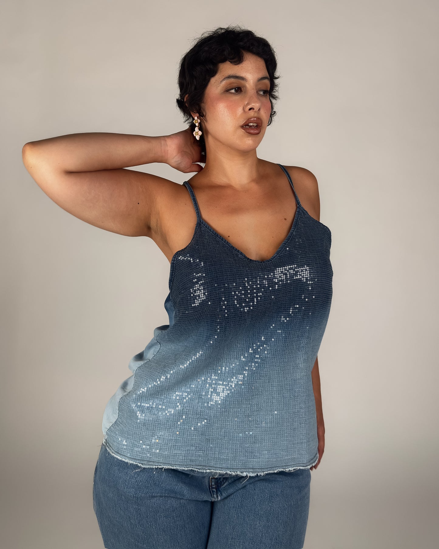 Ombré Sequin Cami - L/XL