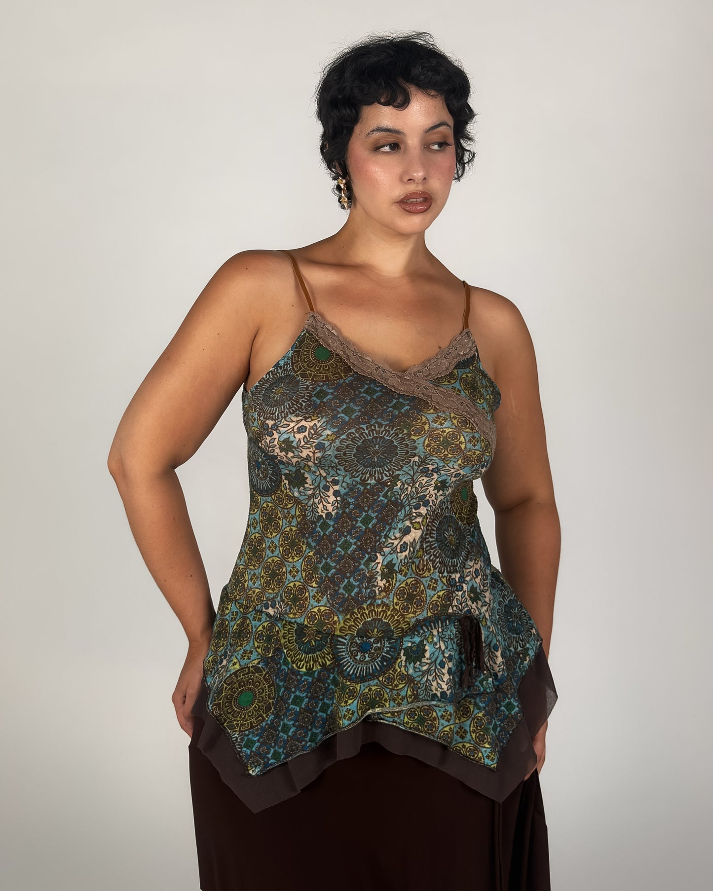 Asym Stretch Cami Top - L/XL