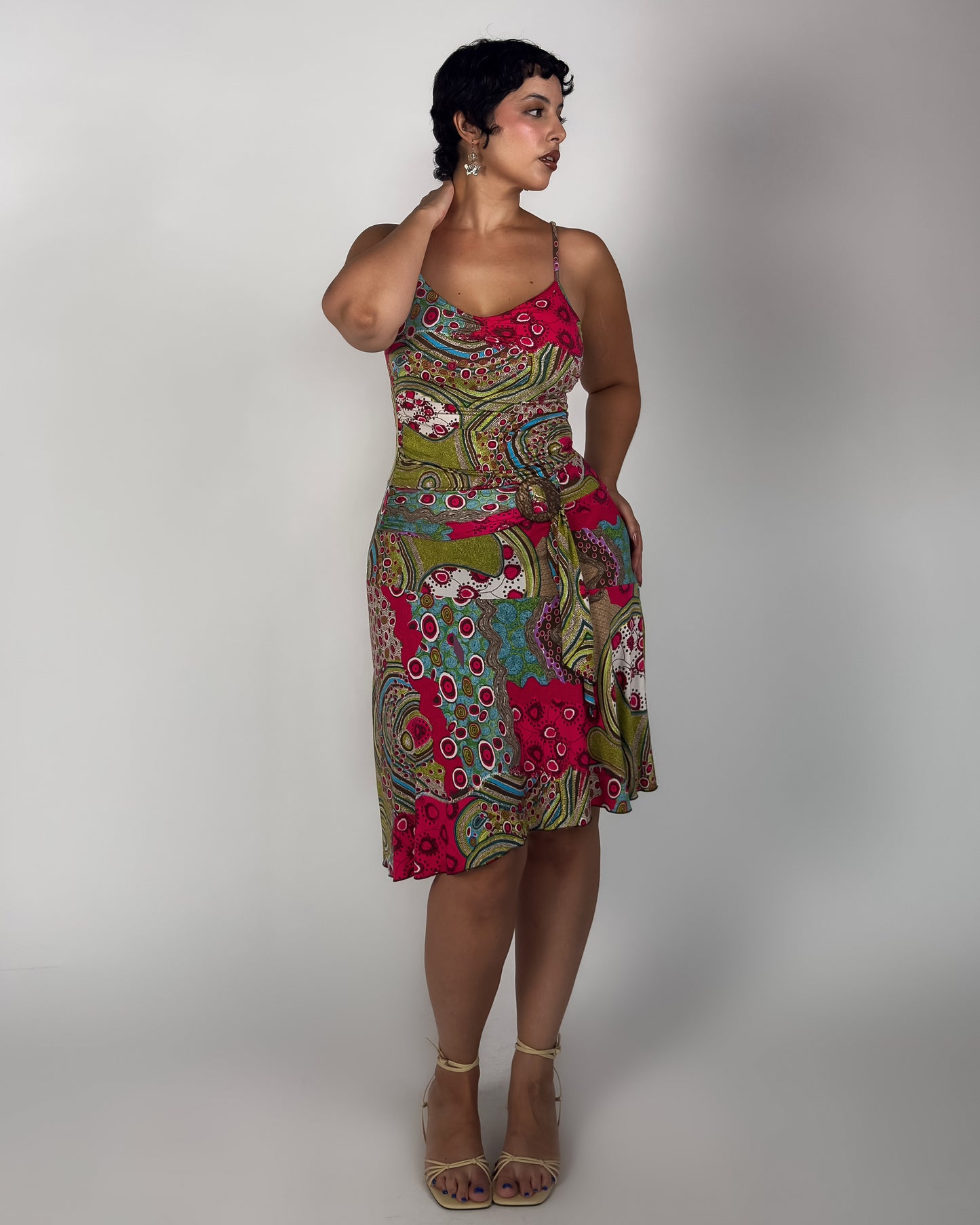 French Vintage Stretch Dress - M/L