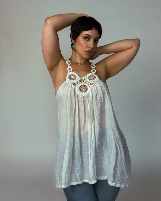 Cotton Babydoll Top - size L-XXL