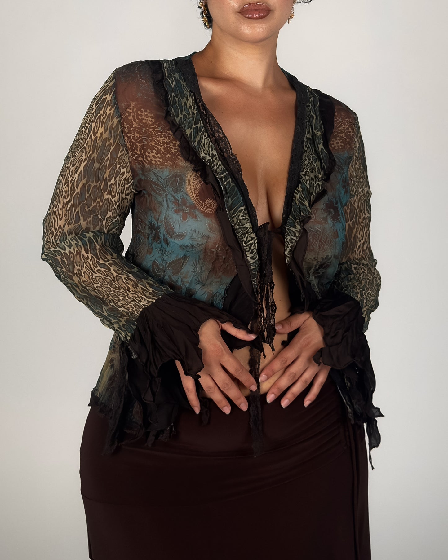 Whimsy Animal Print Top - M/L