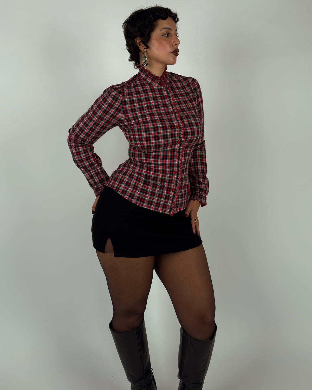 Vintage Pepe Jeans Top with Lace-Up Back - M/L