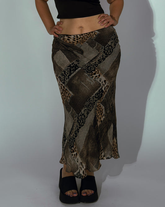 Vintage Patchwork Skirt - size