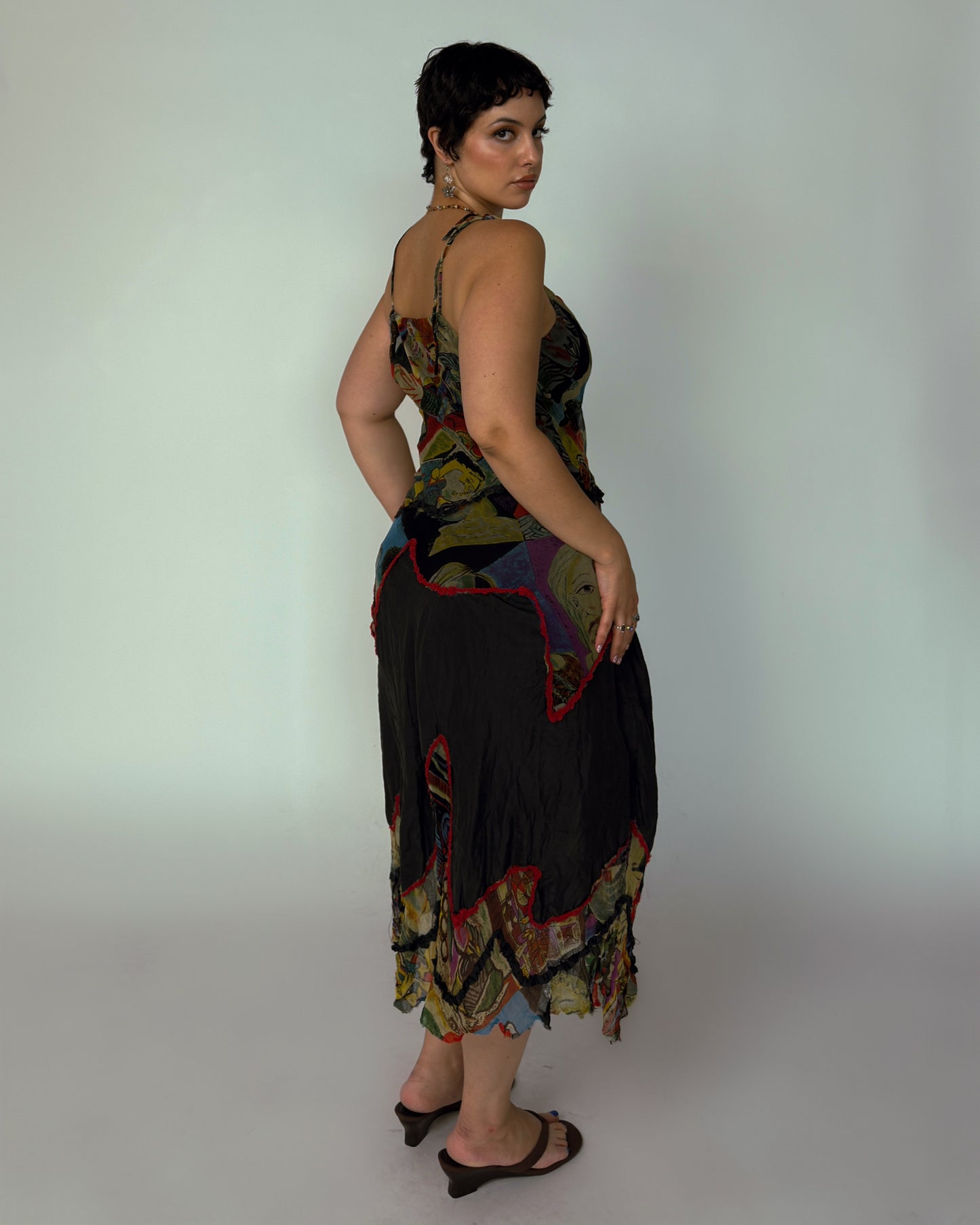 Vintage Pepe Arellano Silk Dress