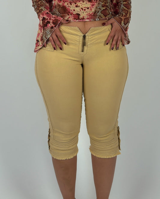 Cavalli Low-Rise Capri Pants - M/L