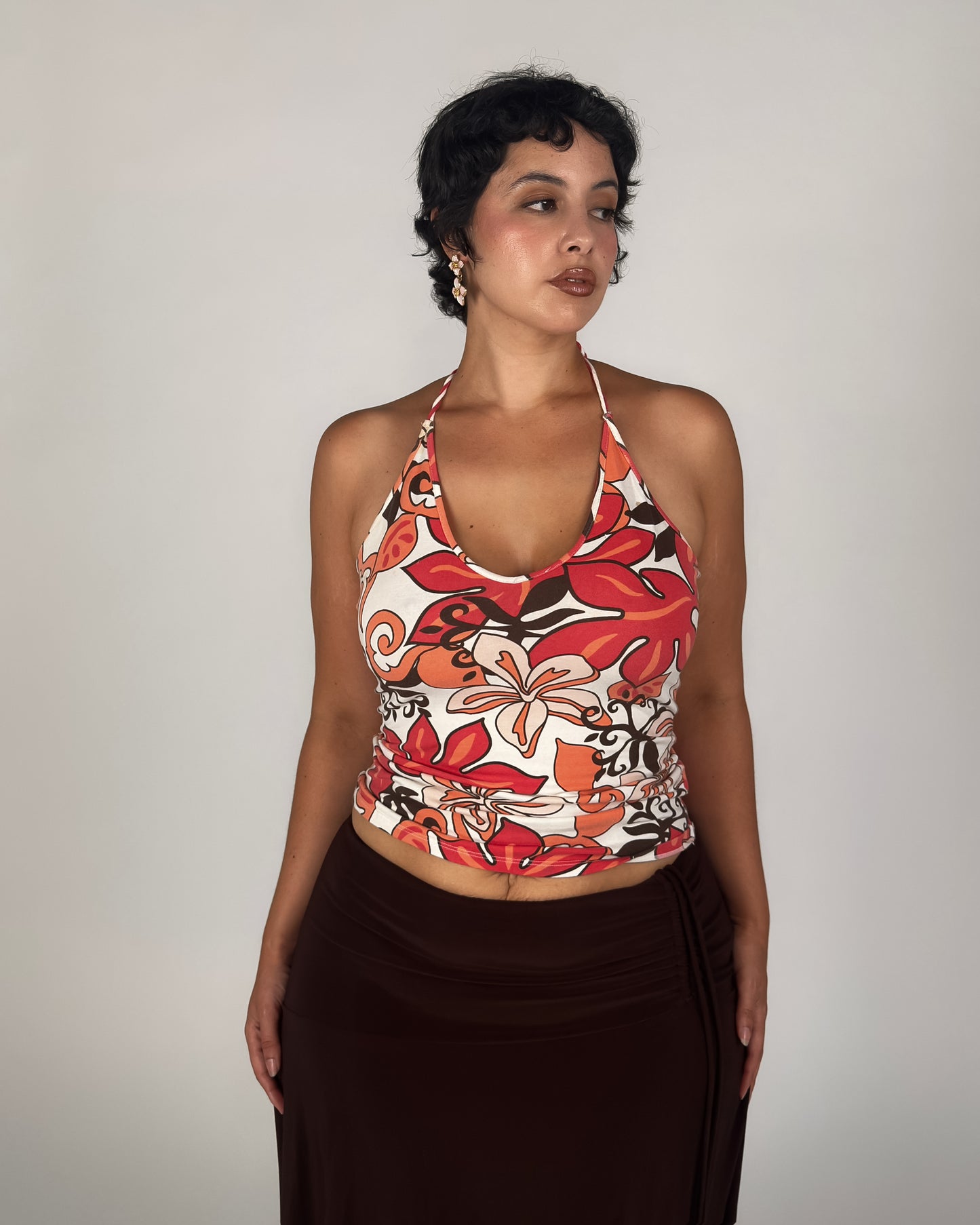 Retro Halter Top - M/L