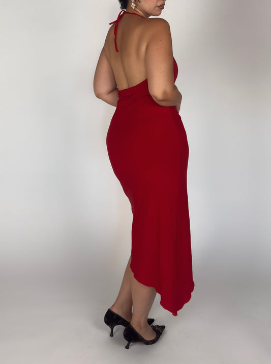 Stretch Asym Dress - size L-XL