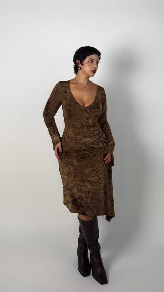 Vintage Stretch Asym Dress - M/L