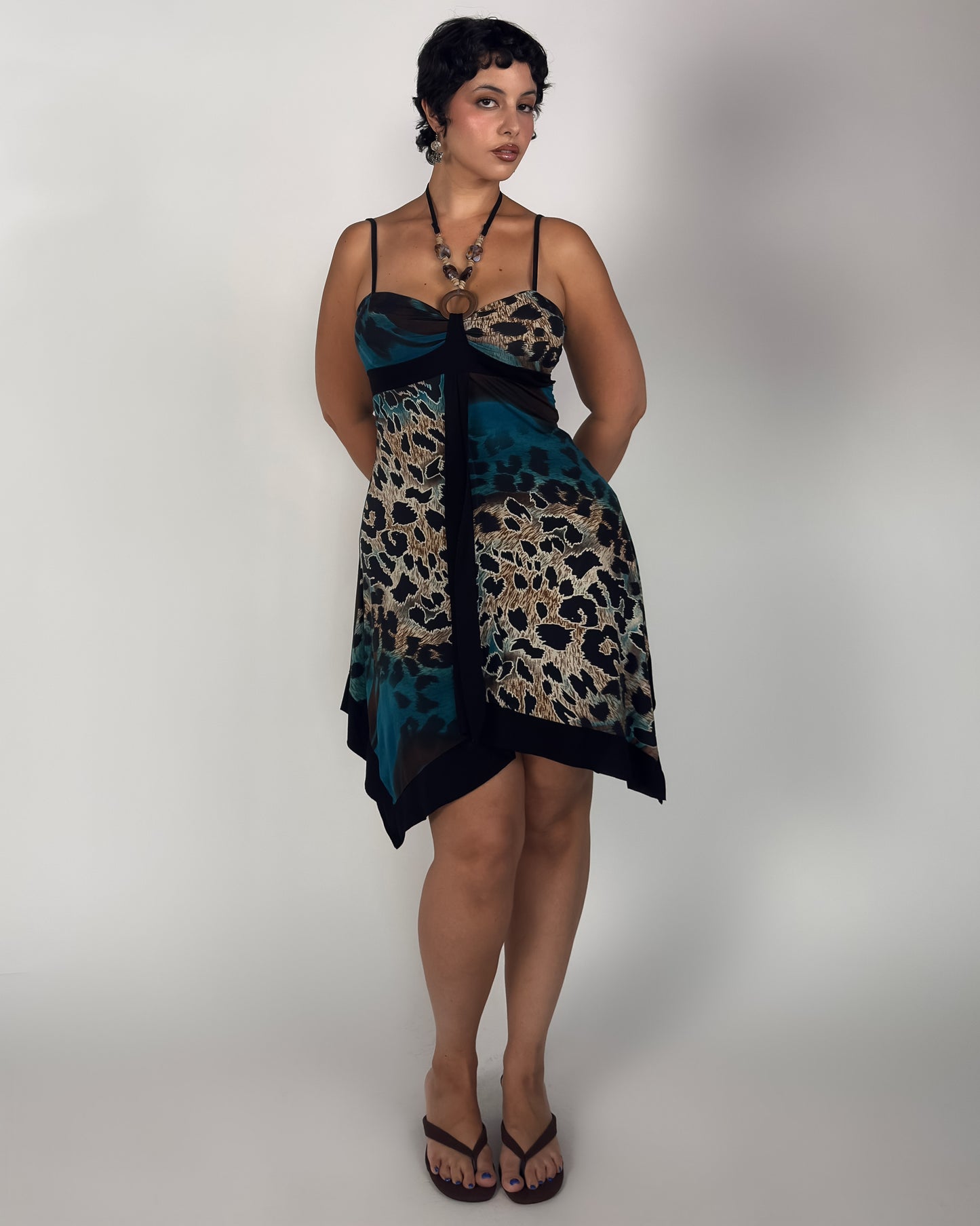 Stretch Leopard Midi - size M/L