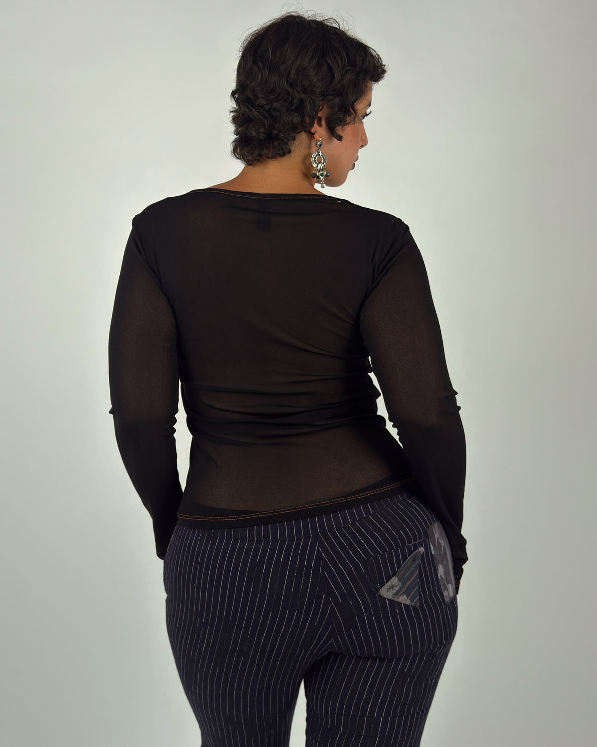Italian Vintage Stretch Top - M/L