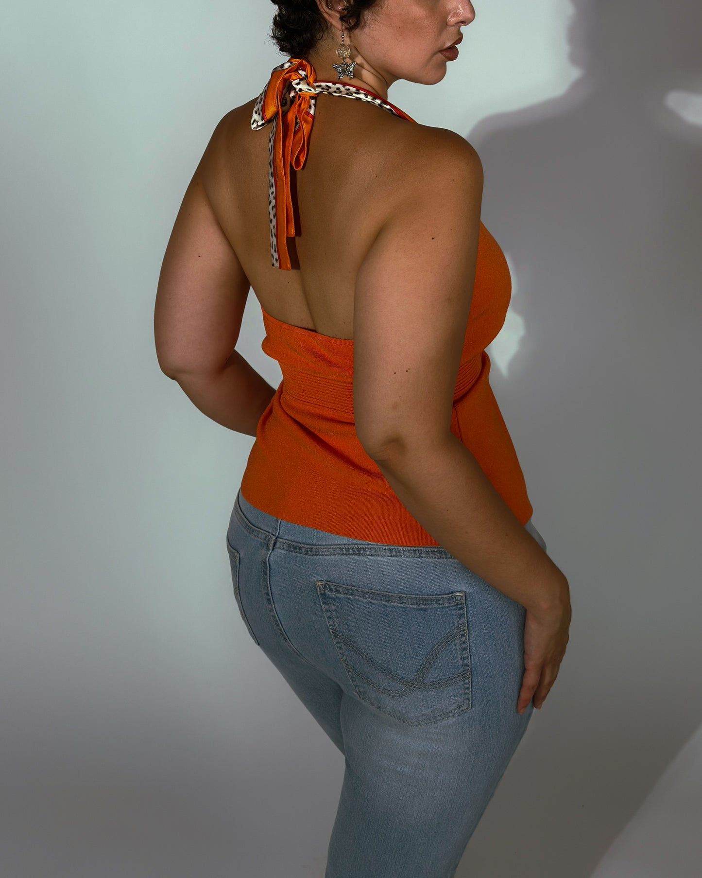 Vintage Roberto Cavalli Silk Blend Halter top - size M/L