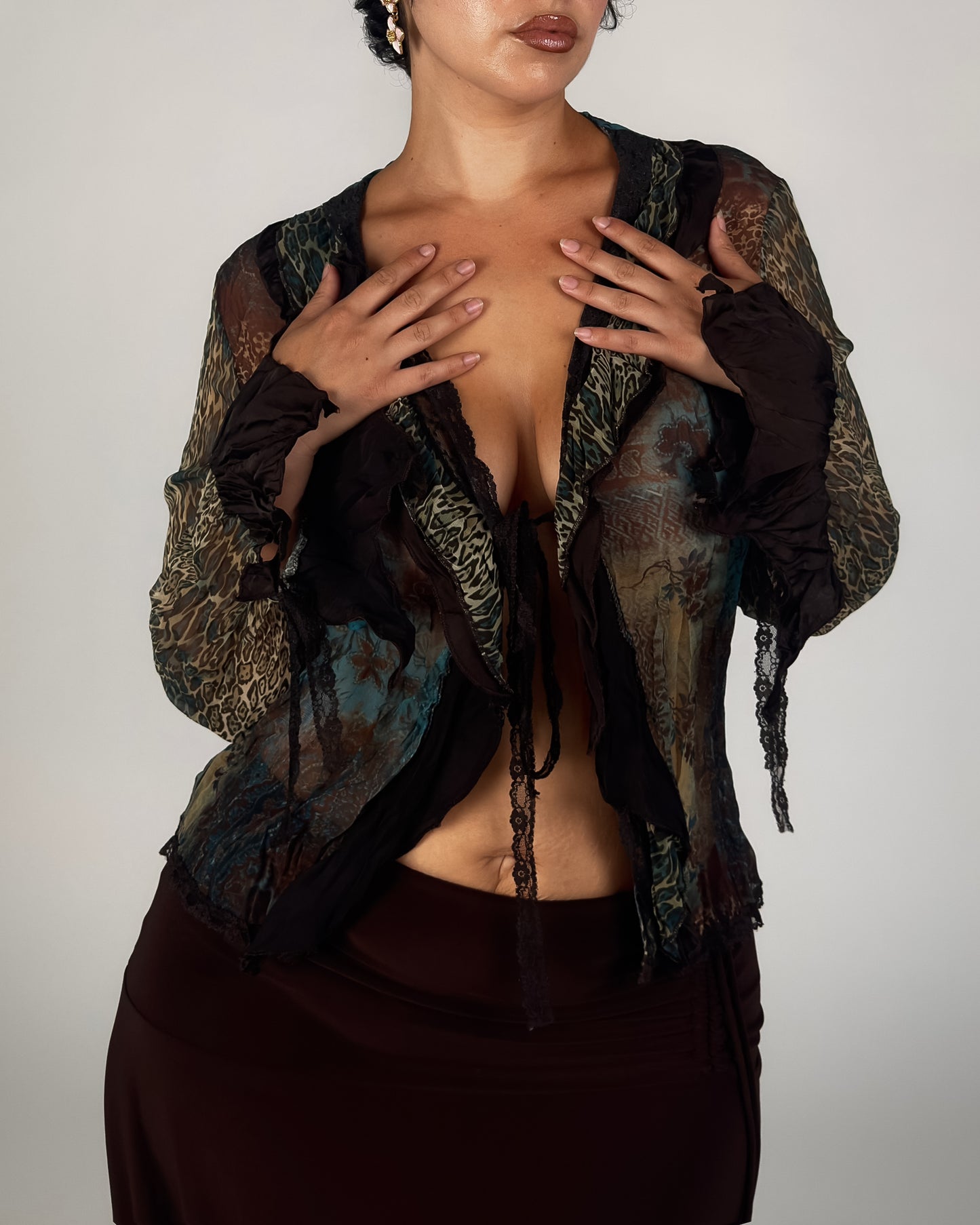Whimsy Animal Print Top - M/L
