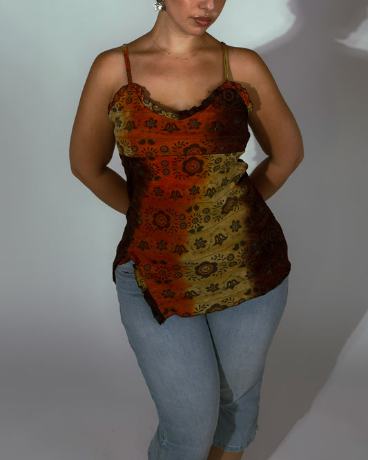 Vintage French Cami Top - size M-XL