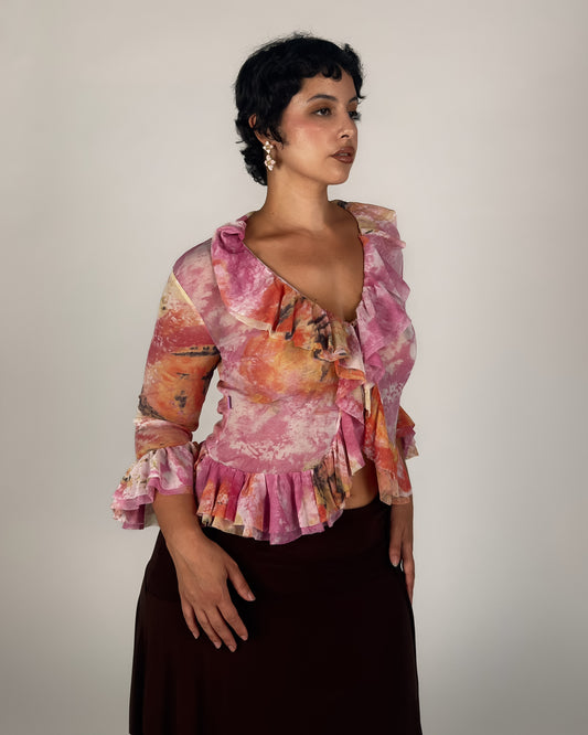 Lili Nucci Ruffle Top - M/L