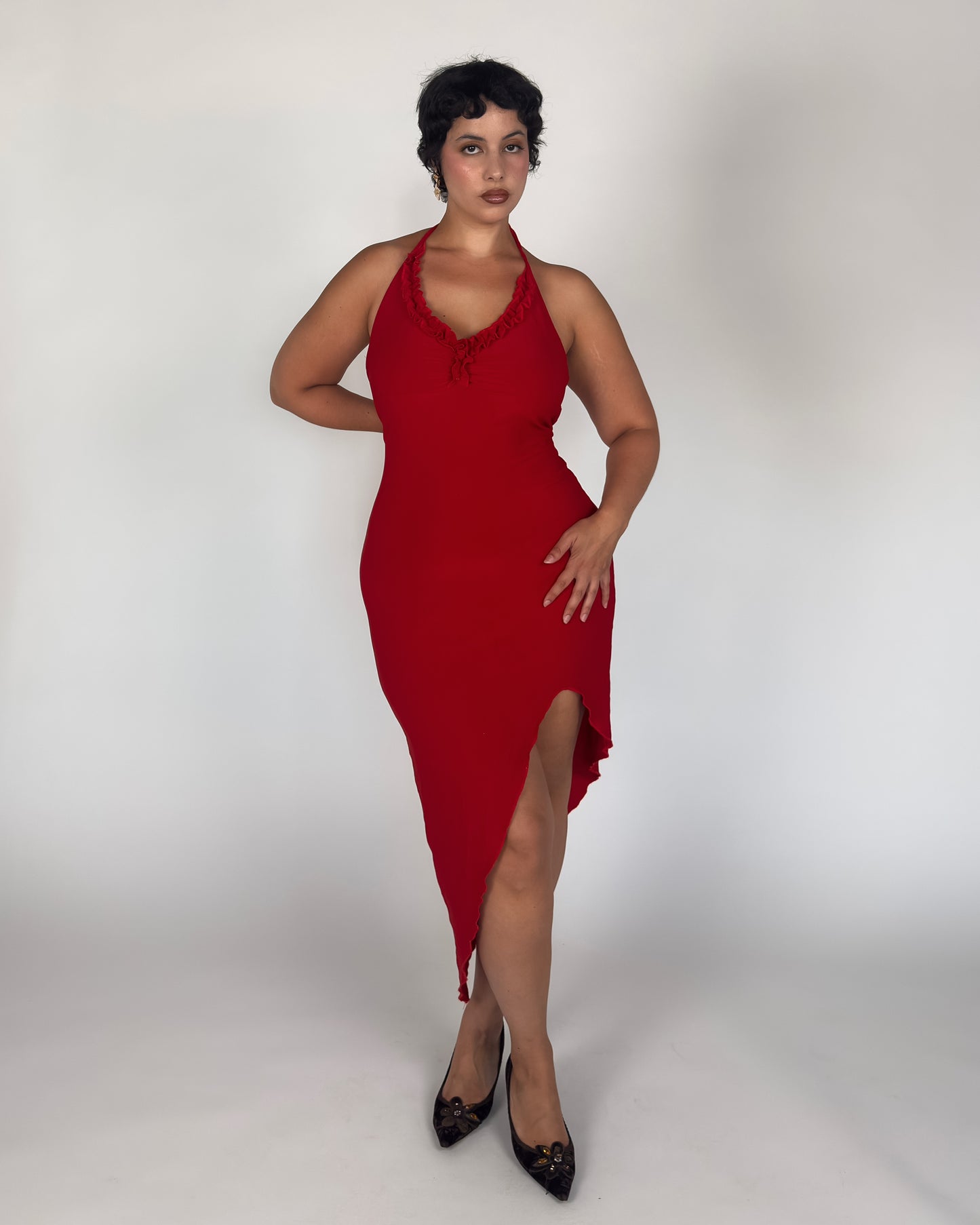 Stretch Asym Dress - size L-XL
