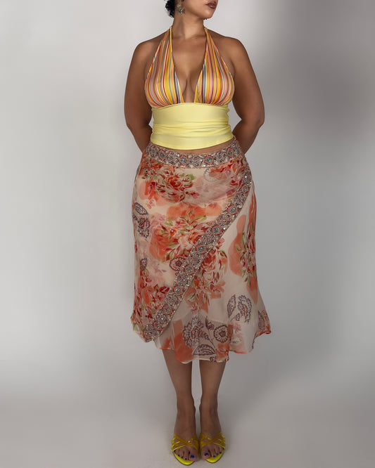 Derhy Beaded Skirt - L/XL