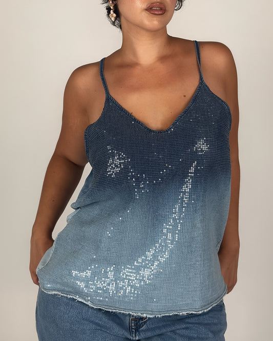 Ombré Sequin Cami - L/XL