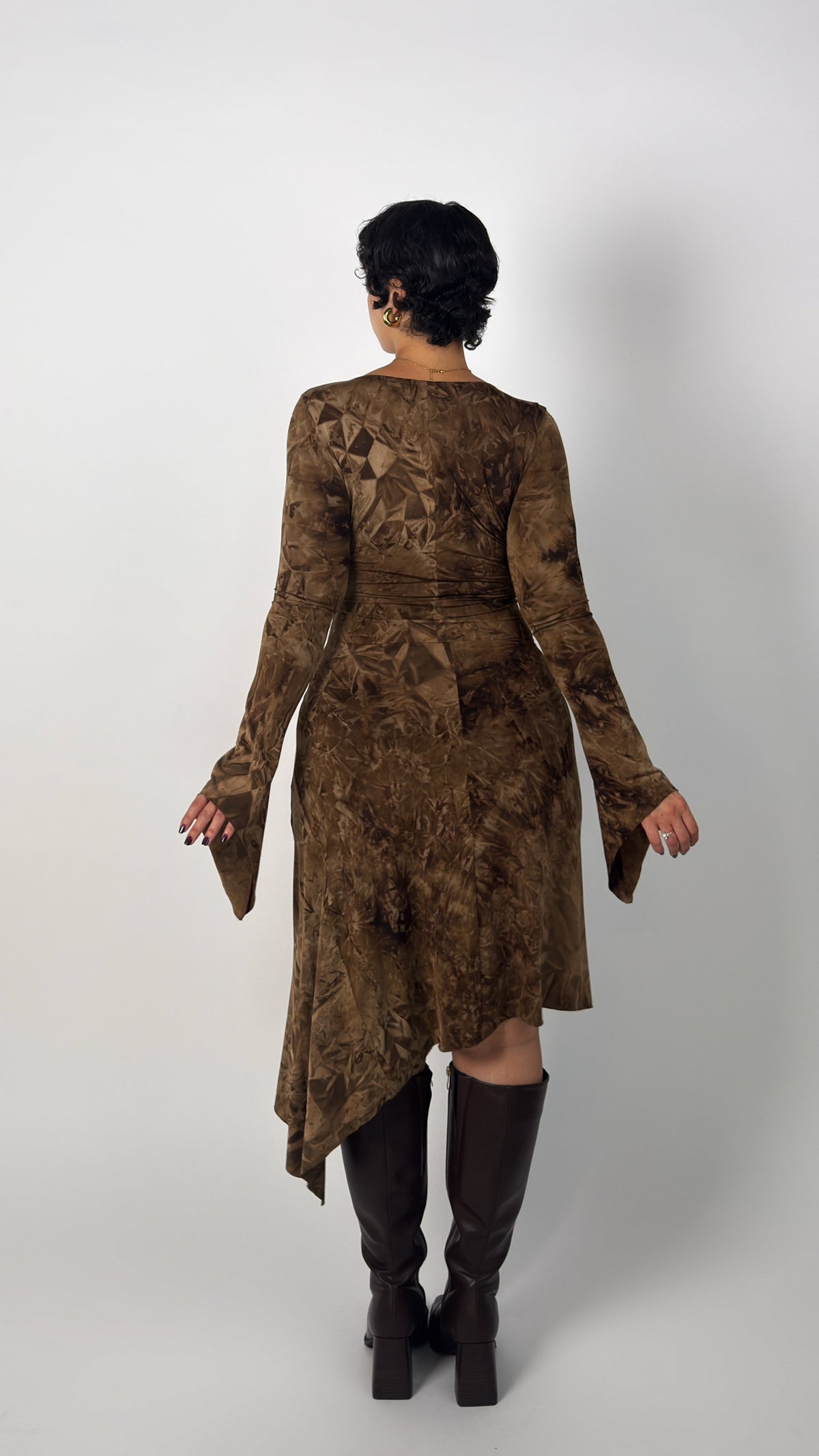 Vintage Stretch Asym Dress - M/L