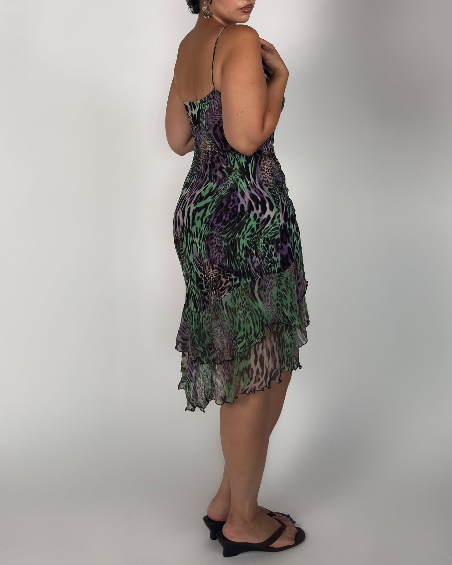 Silk Blend Stretch Dress - M-XL