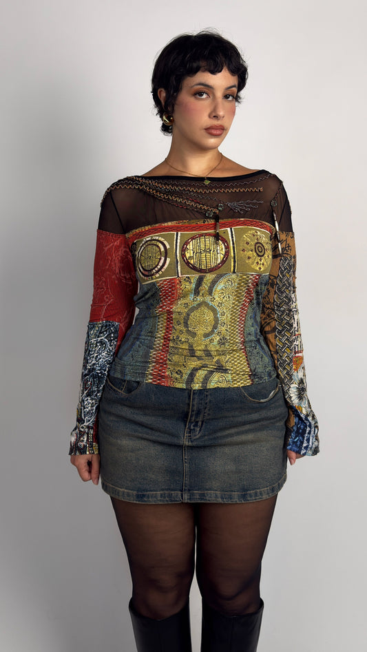 Save the Queen Stretch Top - M/L