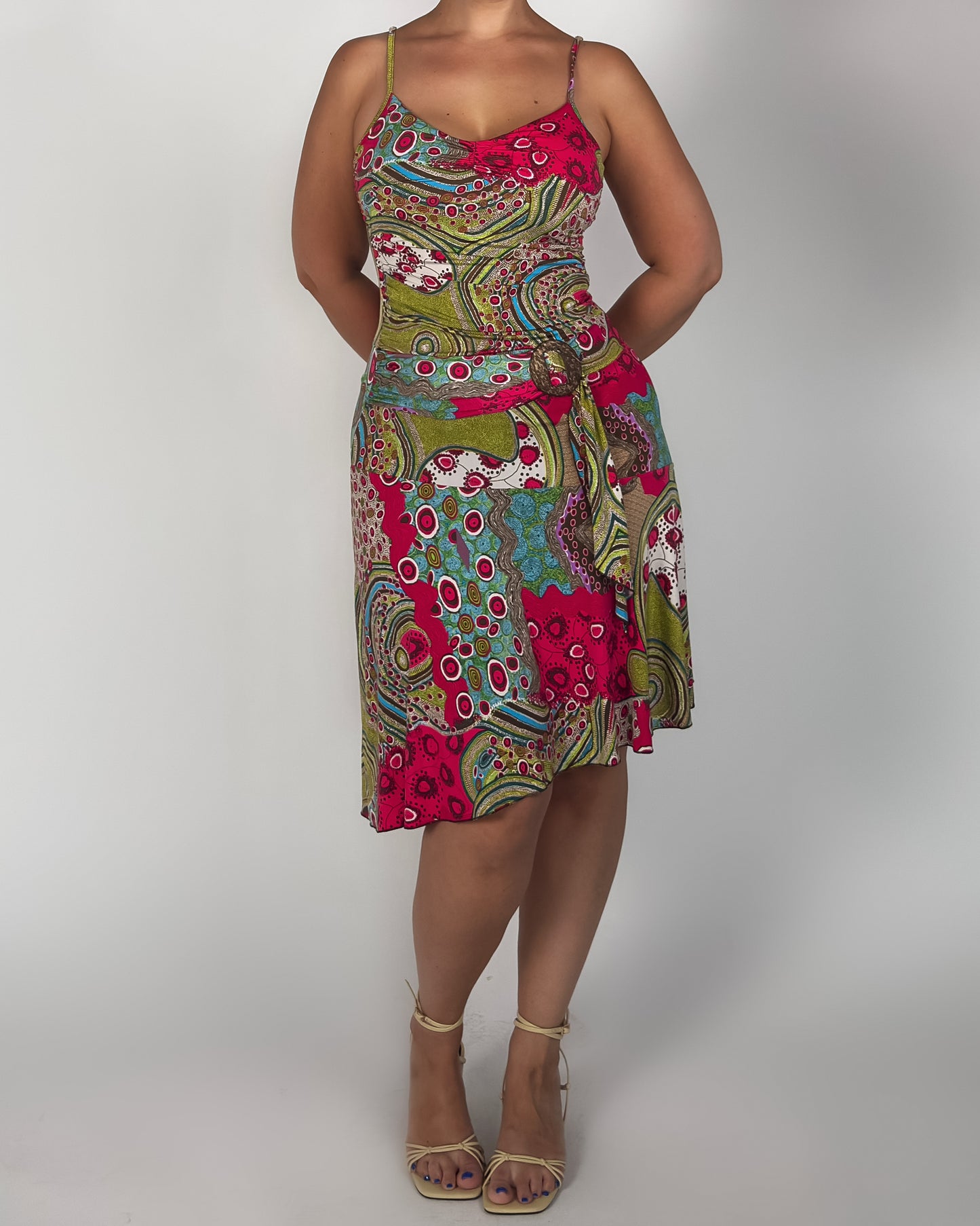 French Vintage Stretch Dress - M/L