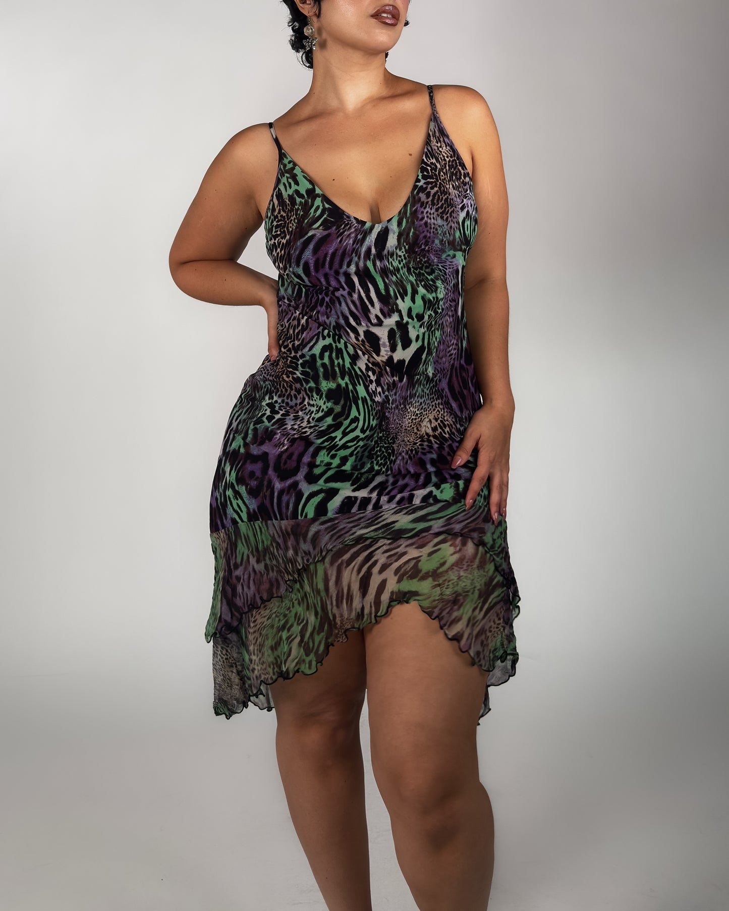 Silk Blend Stretch Dress - M-XL