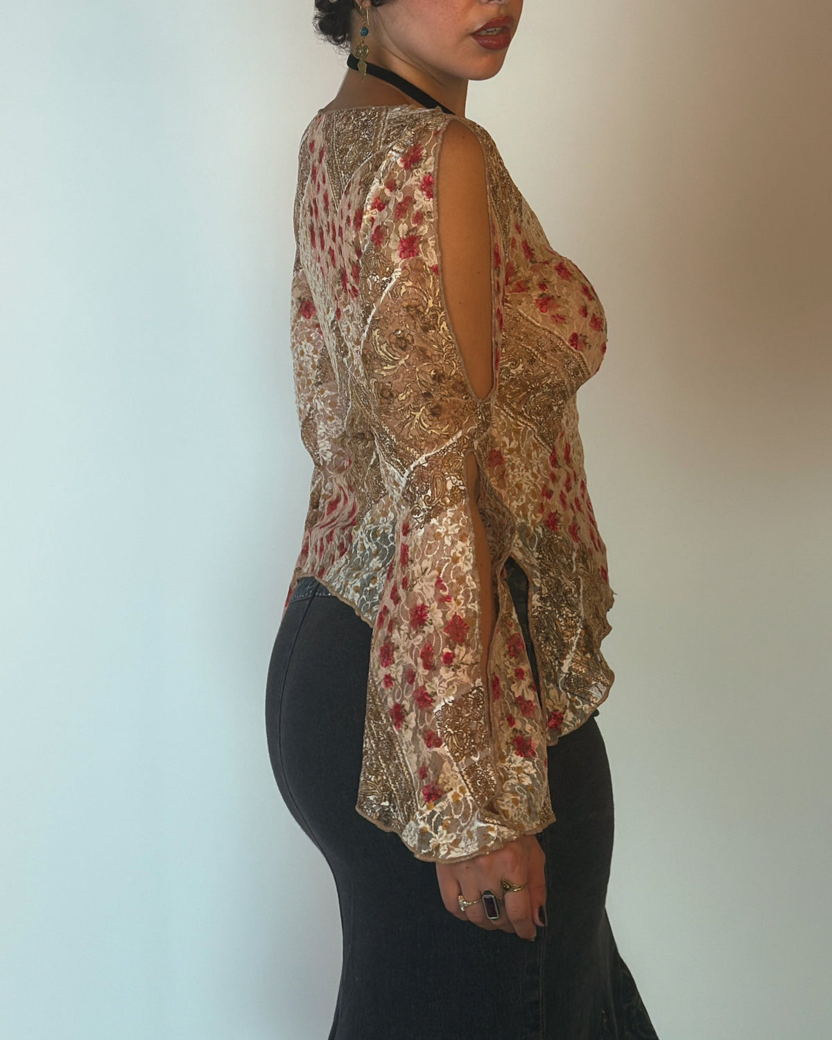 Lace Mesh Top - M/L