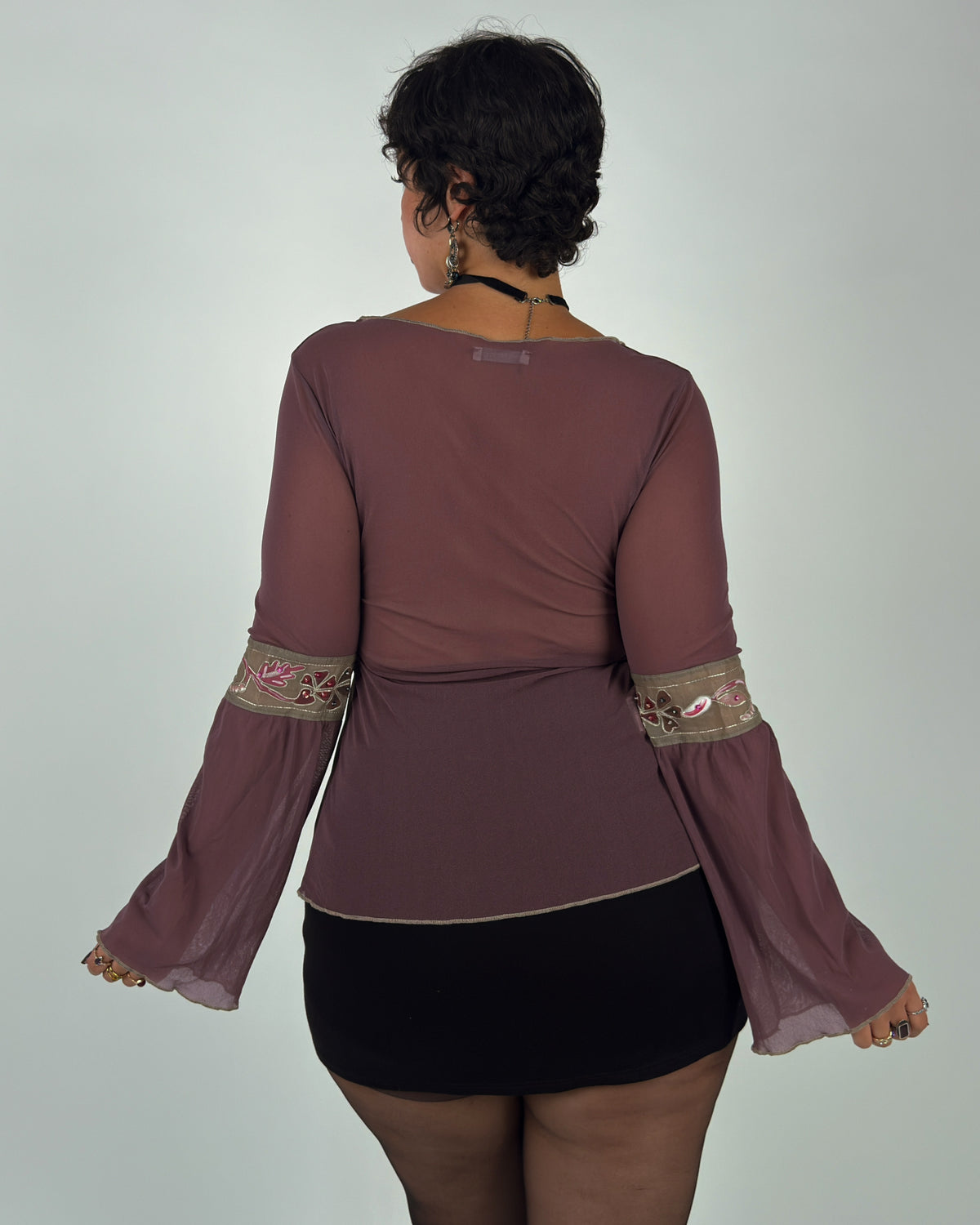 Mesh Beaded Top - M/L