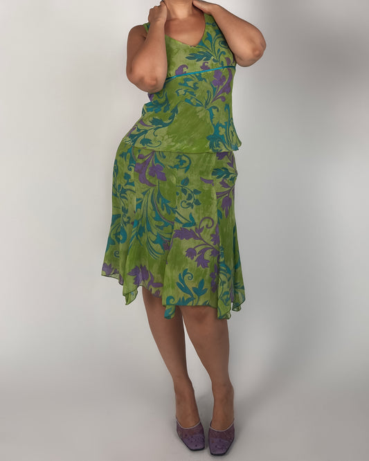 Silk Skirt Set - size M/L