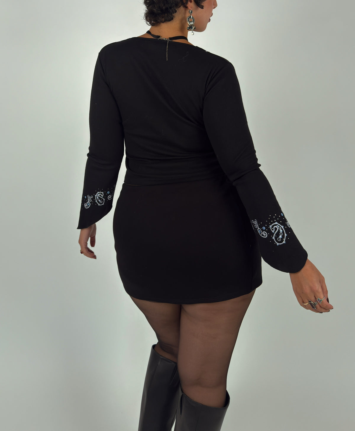 Black Stretch Top - M/L