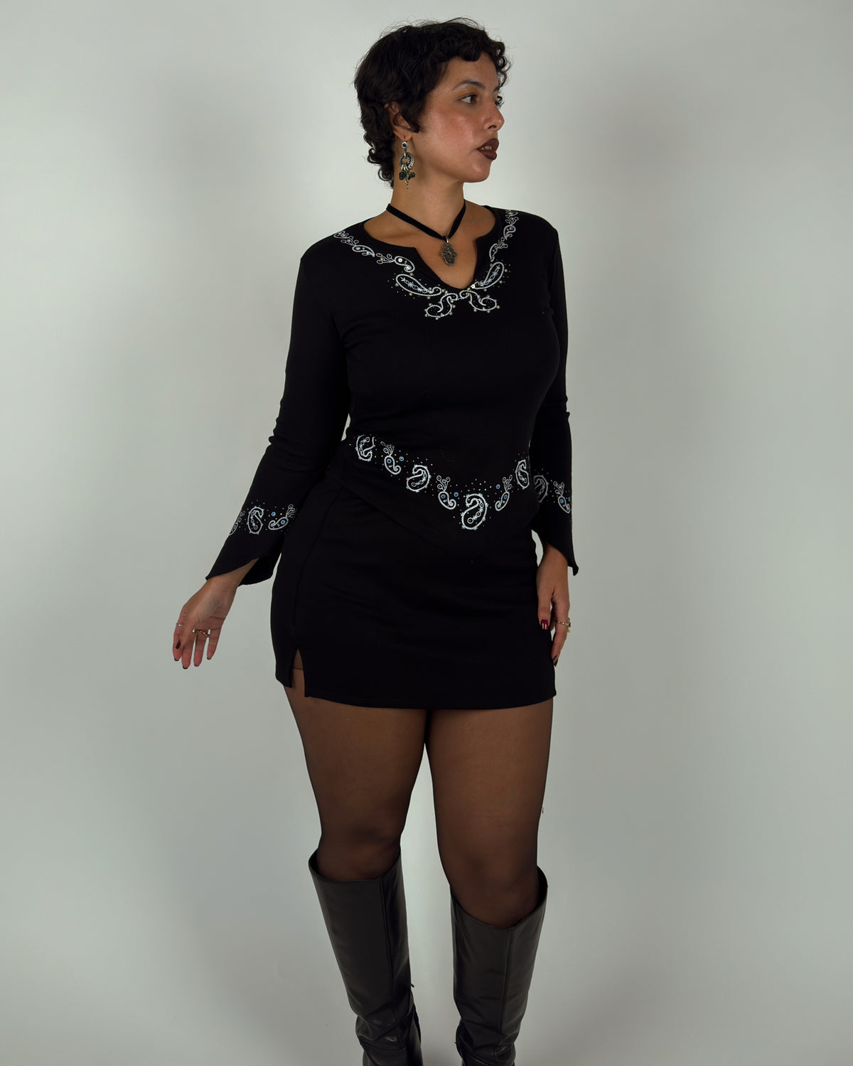 Black Stretch Top - M/L