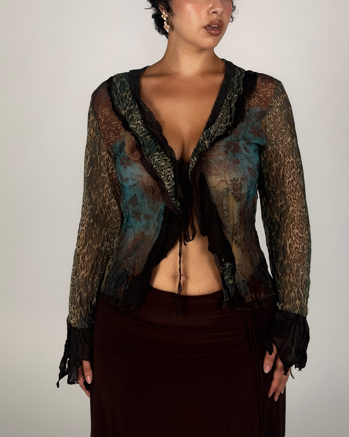 Whimsy Animal Print Top - M/L